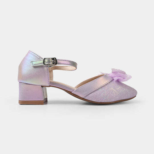 Girls Pumps Heels ZP-094-PURPLE