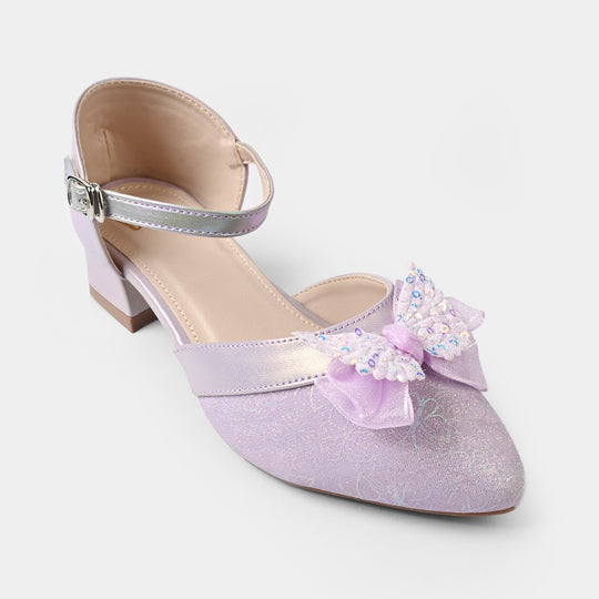 Girls Pumps Heels ZP-094-PURPLE