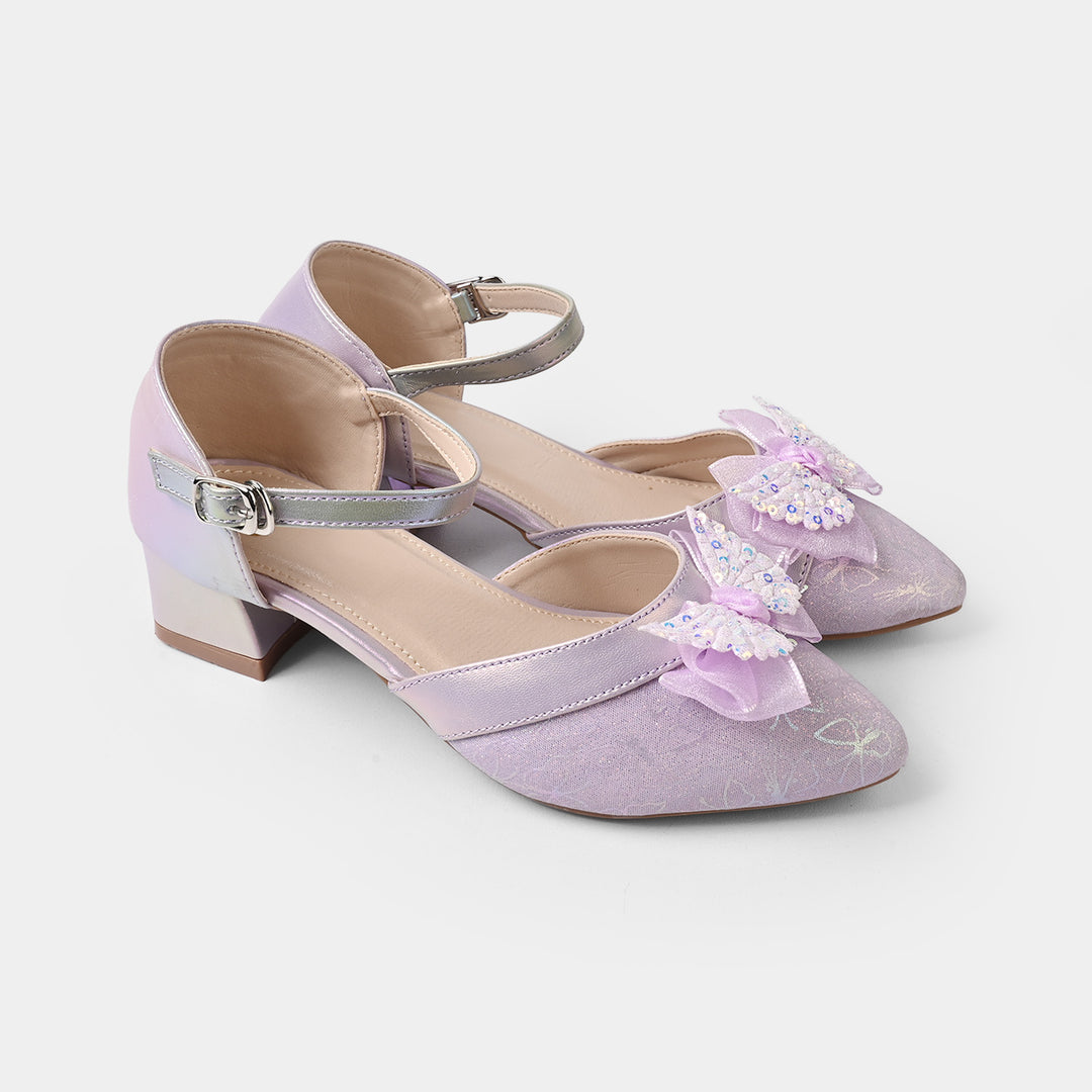 Girls Pumps Heels ZP-094-PURPLE