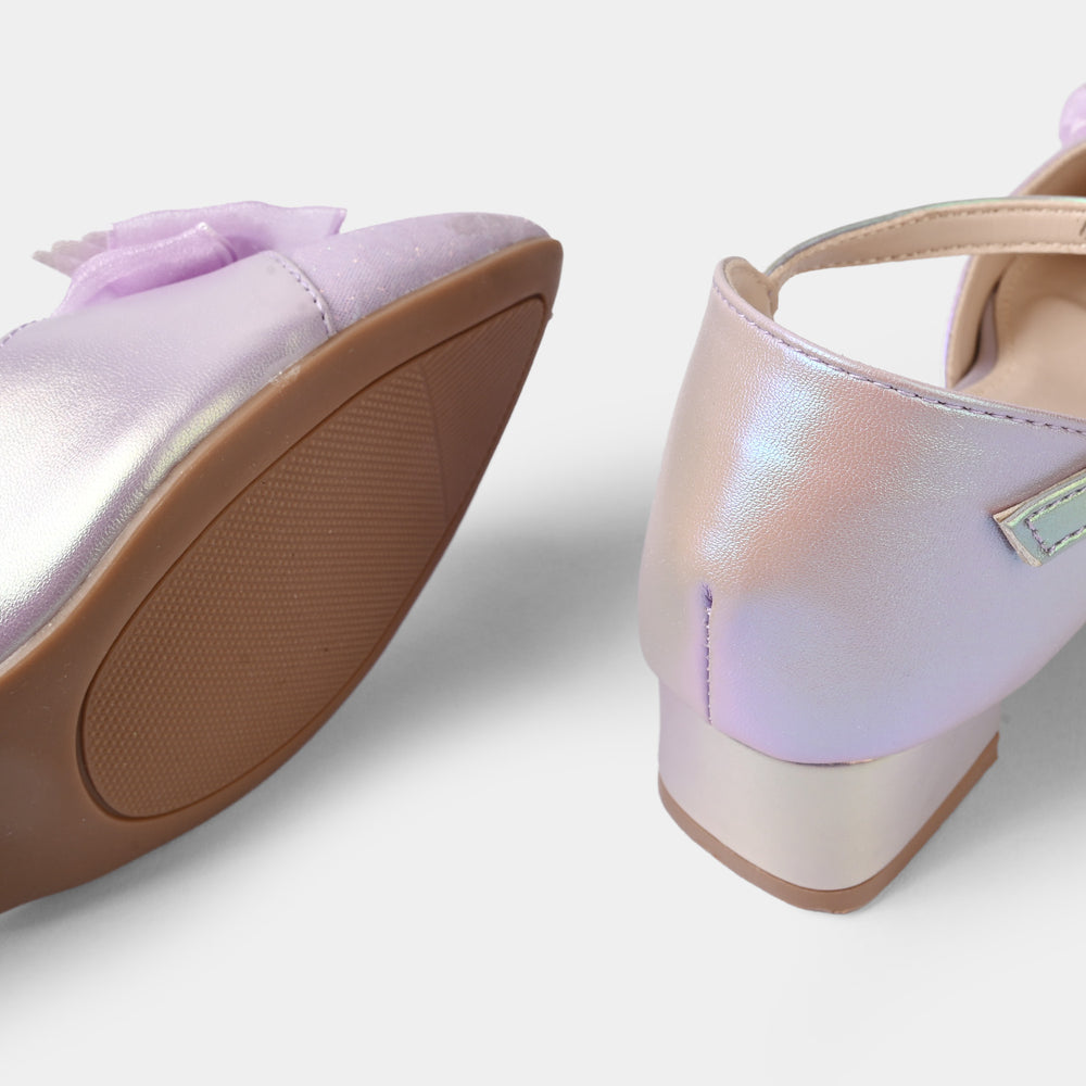 Girls Pumps Heels ZP-094-PURPLE