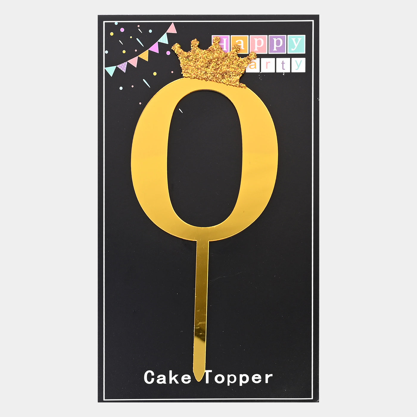 Cake Topper Numeric "0"