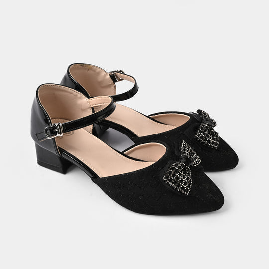 Girls Pumps Heels ZP-096-BLACK