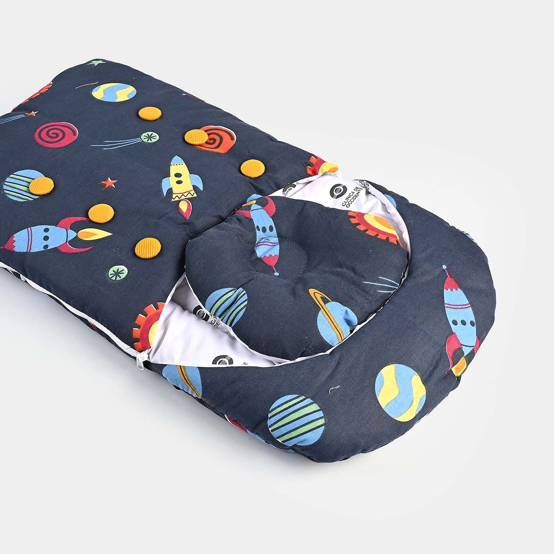 Baby Carry Nest with Head Pillow 1339 Navy Blue