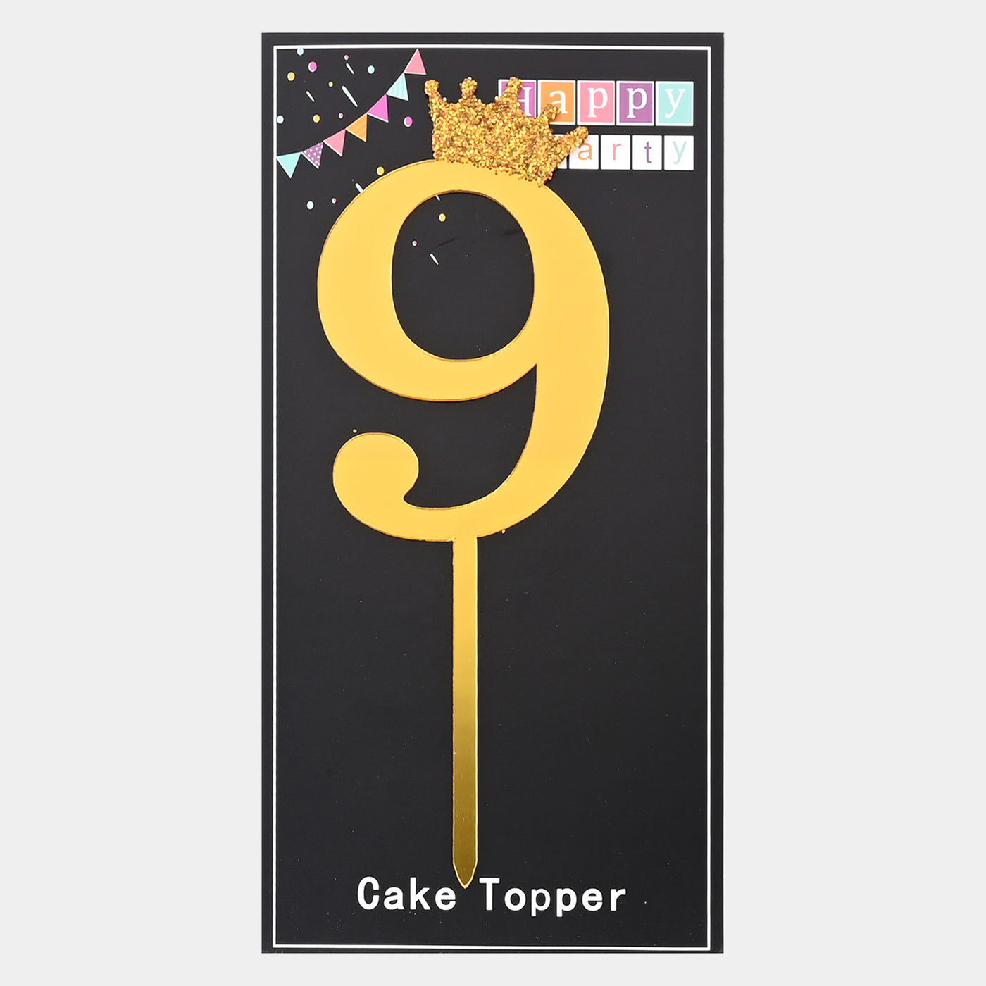 Cake Topper Numeric "9"