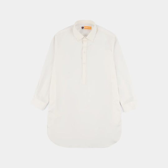 Boys Poly Viscose Kurta Pajama (Blended) - White