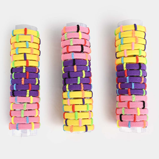 Girls Multicolor Hair Ties/Pony Set
