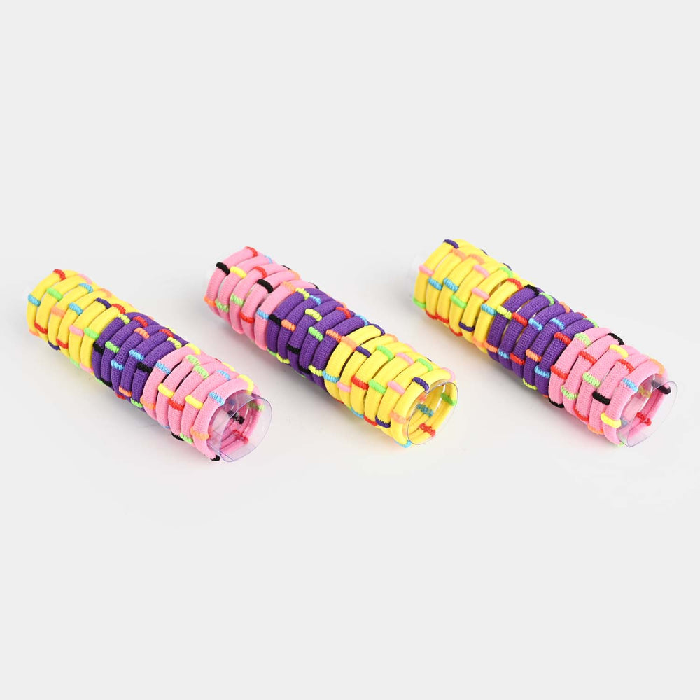 Girls Multicolor Hair Ties/Pony Set