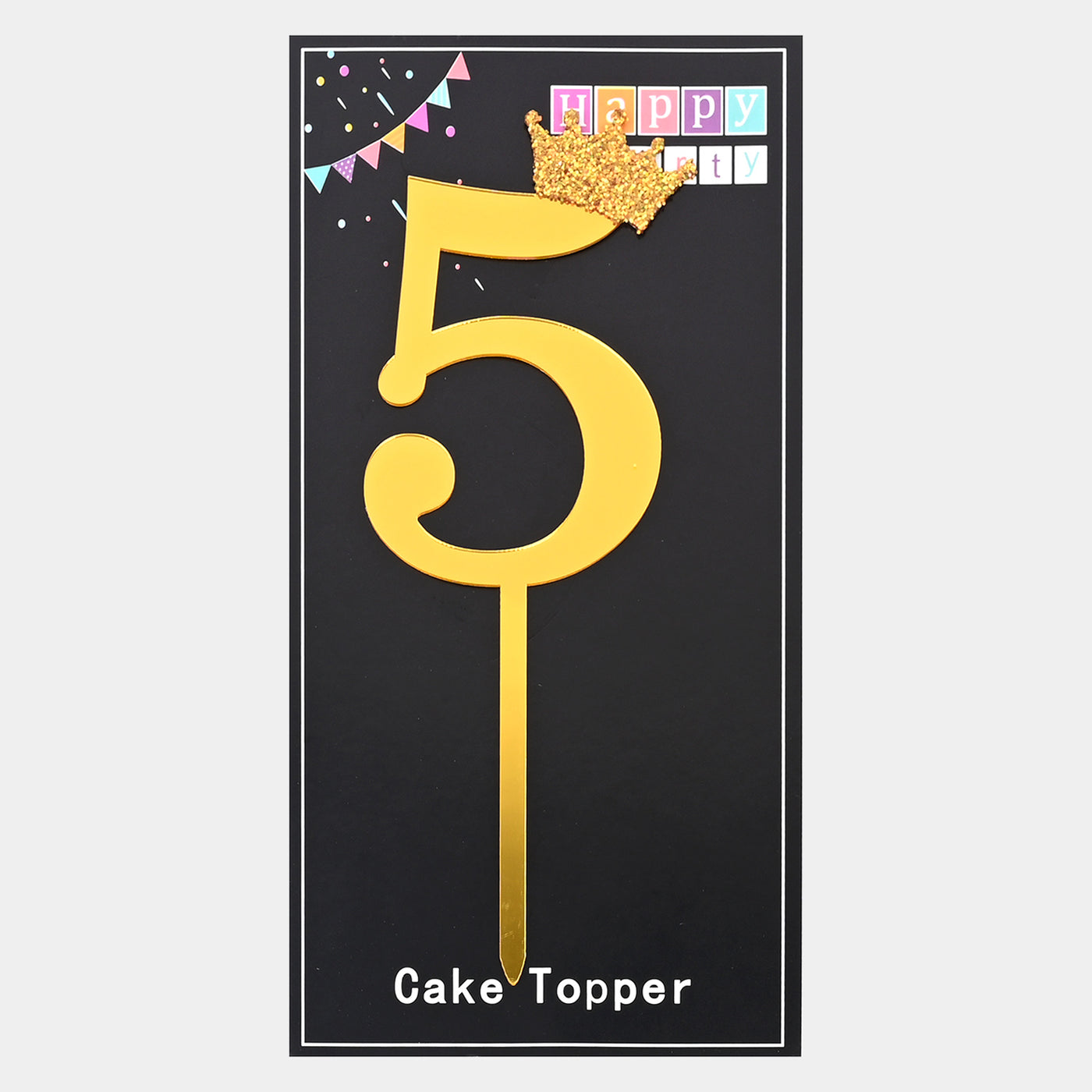 Cake Topper Numeric "5"