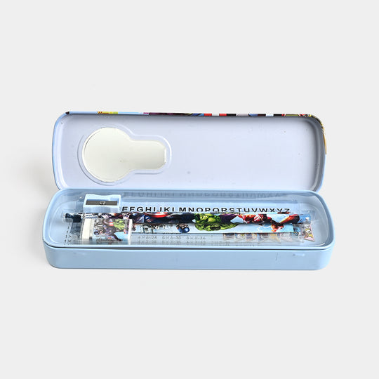 Stationary Pencil Box Metal for Kids