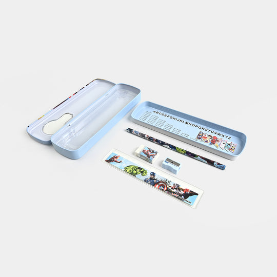 Stationary Pencil Box Metal for Kids