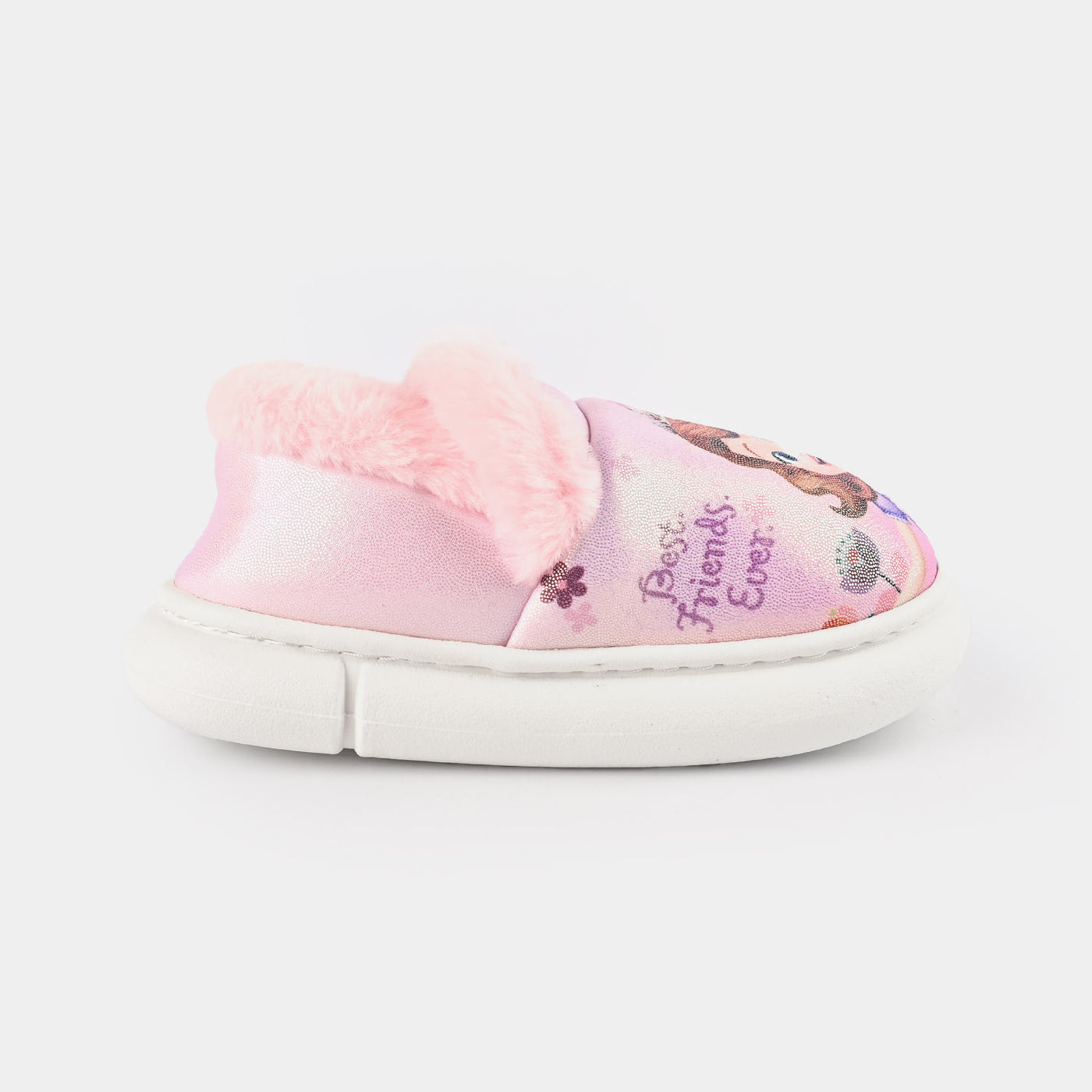 Girls Slipper Fur F4020-Pink