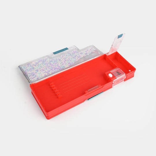 Double Sided Multi-functional Magnetic Pencil Box