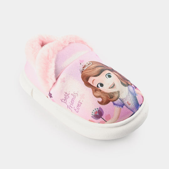 Girls Slipper Fur F4020-Pink