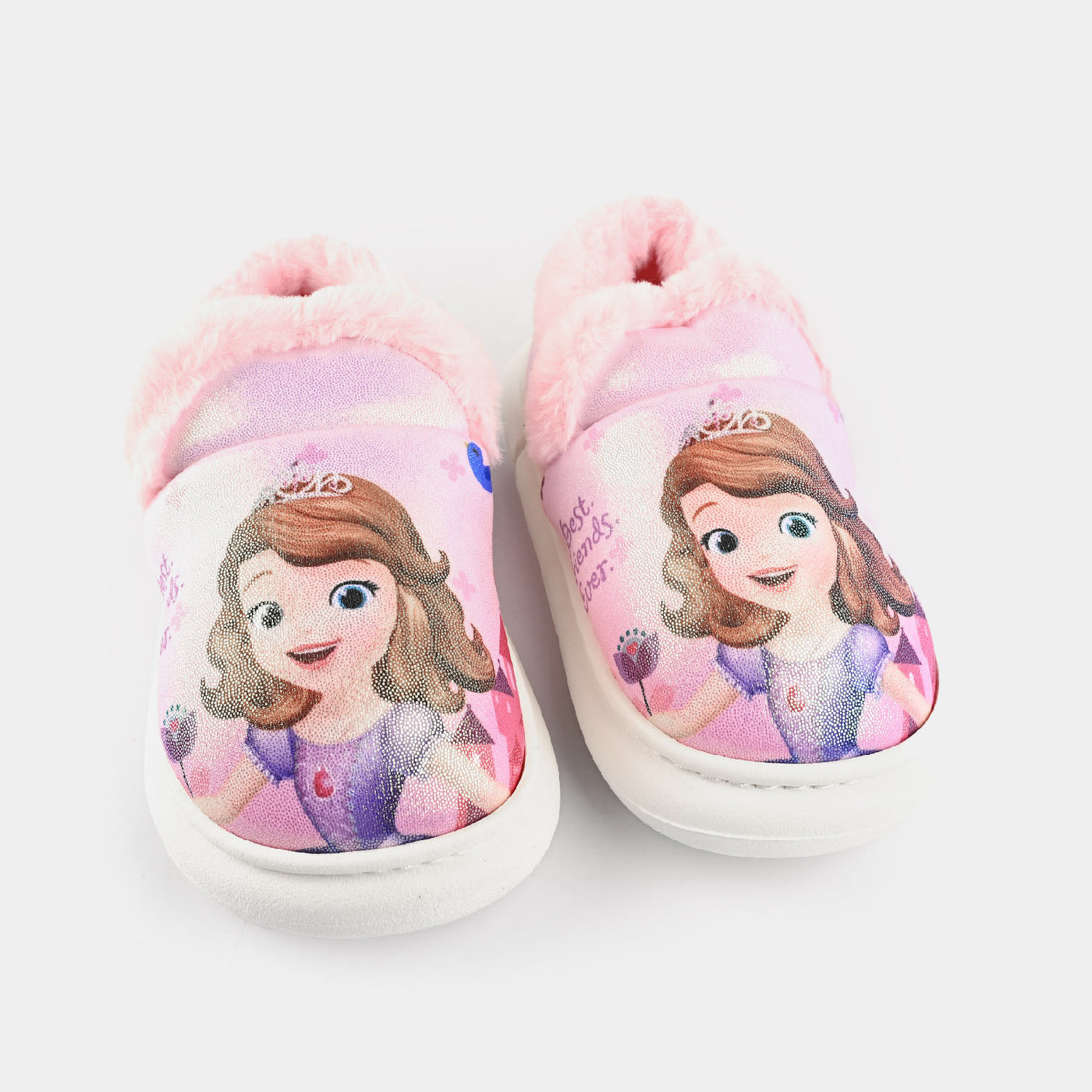 Girls Slipper Fur F4020-Pink