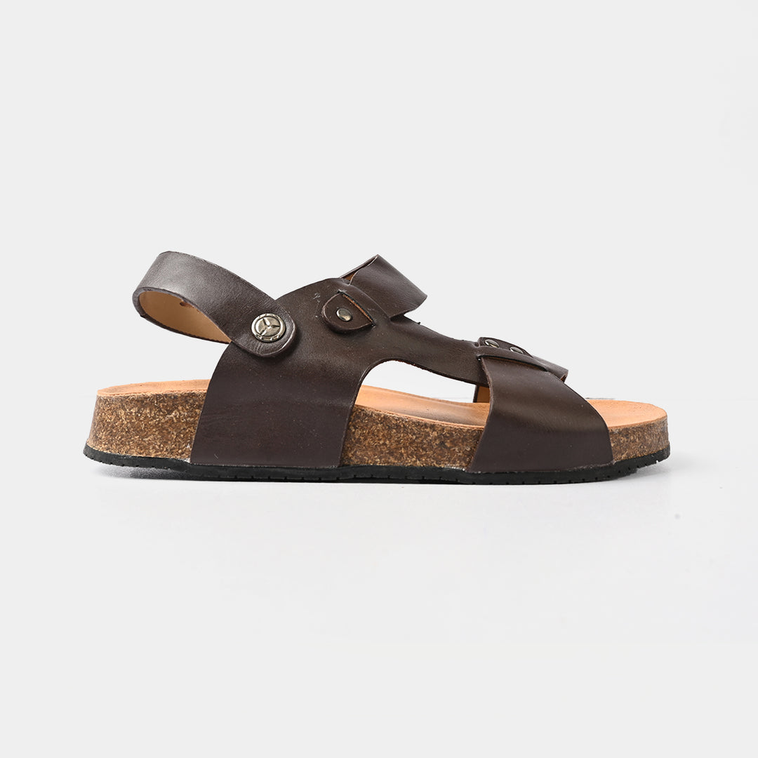 Boys Teen Sandal PD-04-BROWN