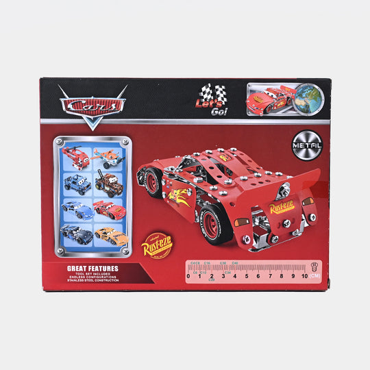 Metal Puzzle Assembly Car Set