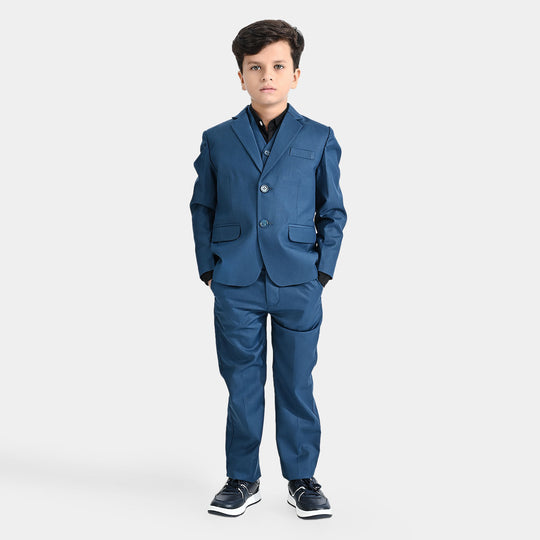 Boys Coat Pant 3PC Suit-R.Blue