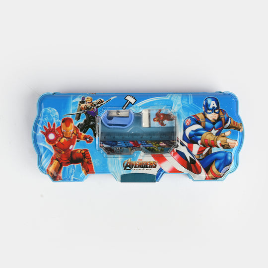 Double Sided Magnetic Stationery Set & Case/Pencil Box