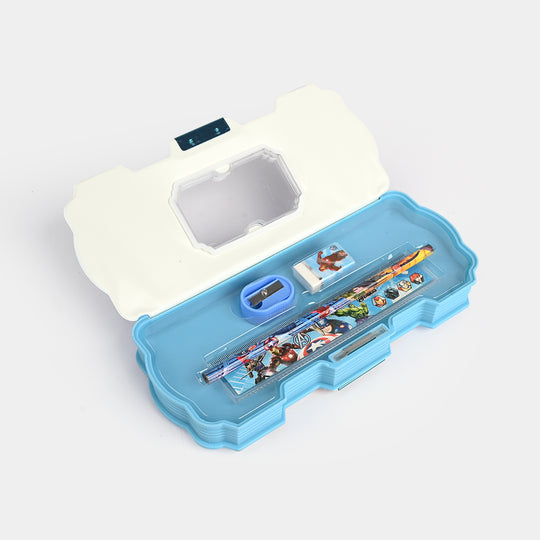 Double Sided Magnetic Stationery Set & Case/Pencil Box