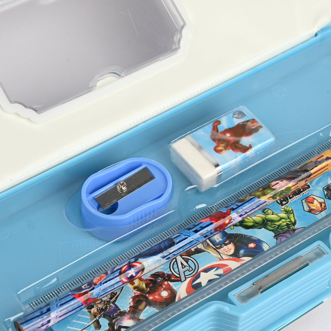Double Sided Magnetic Stationery Set & Case/Pencil Box