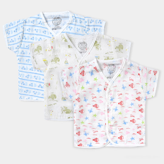 Pack Of 3 Infant Summer Shirt | 0-3Months