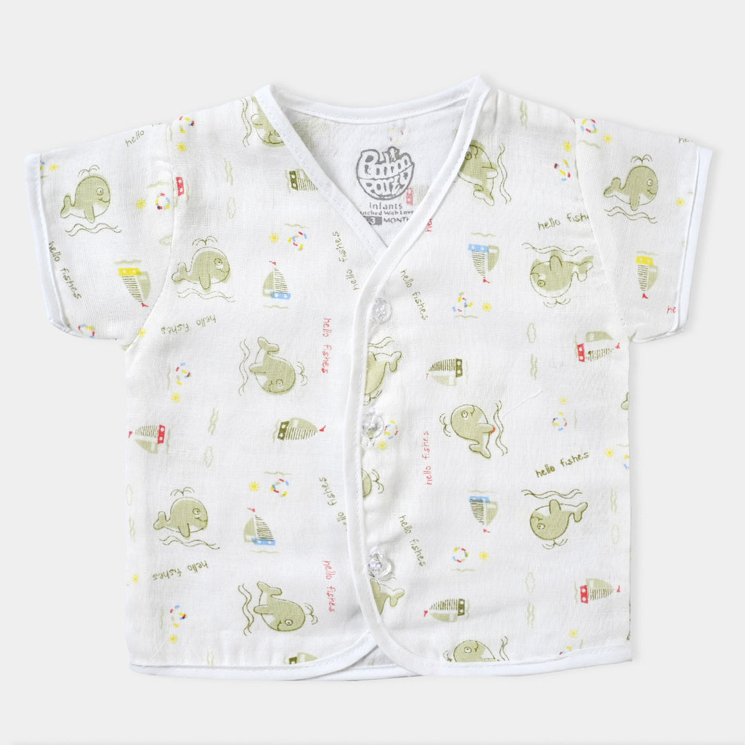 Pack Of 3 Infant Summer Shirt | 0-3Months