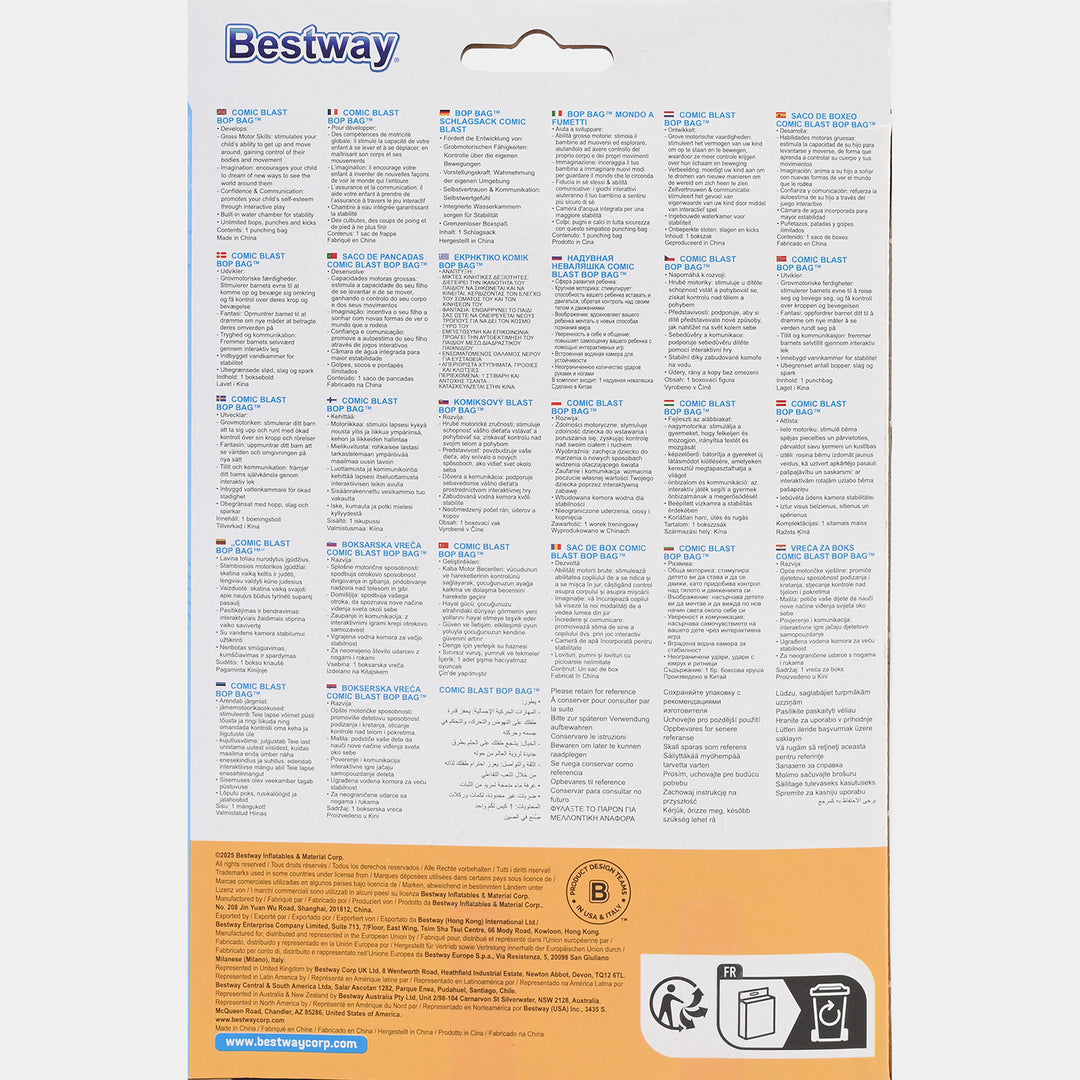 Bestway Comic Blast Inflatable Bop Bag