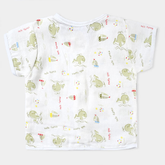 Pack Of 3 Infant Summer Shirt | 0-3Months