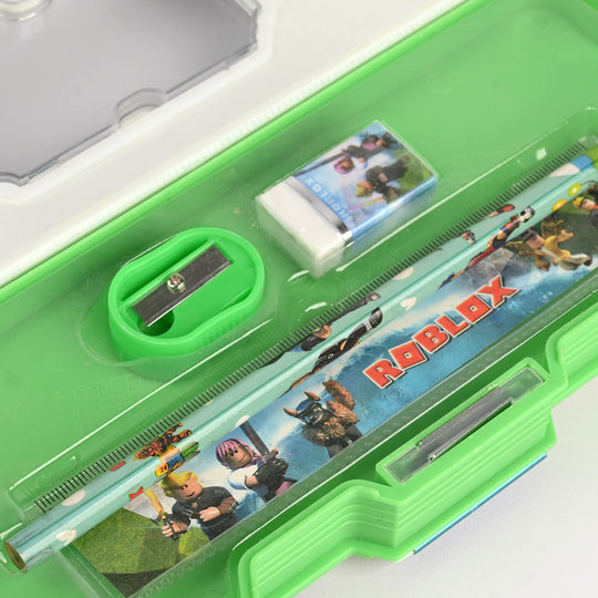 Double Sided Magnetic Stationery Set & Case/Pencil Box