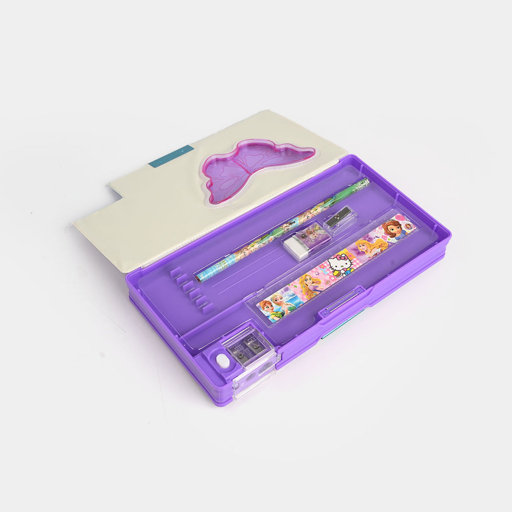 Double Sided Multi-functional Magnetic Pencil Box