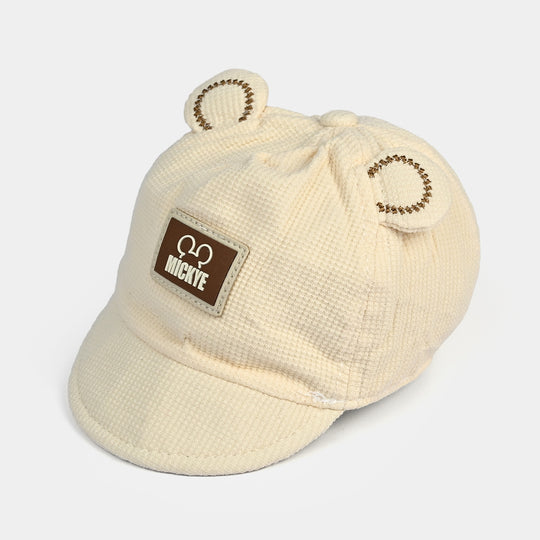 Baby Embroidered Cotton Cap | 9M+