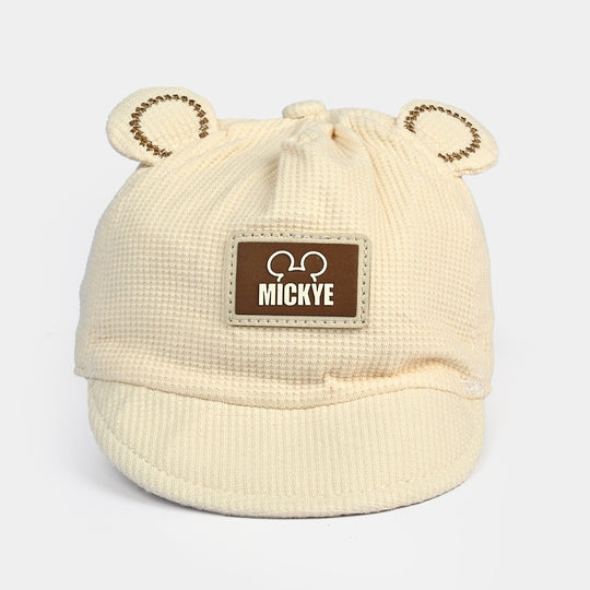 Baby Embroidered Cotton Cap | 9M+