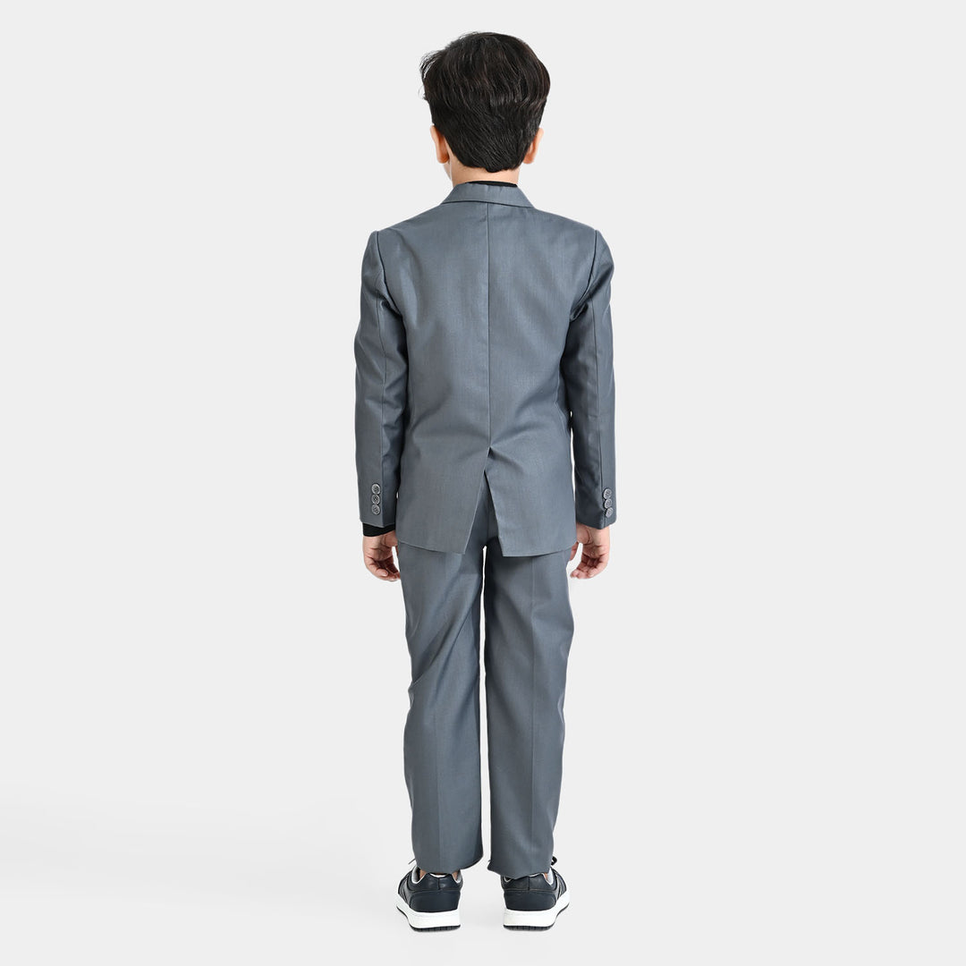 Boys Coat Pant 3PC Suit-GREY