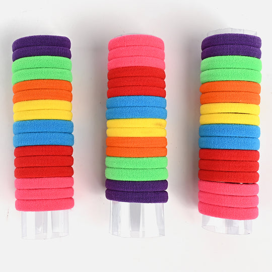 Girls Multicolor Hair Ties/Pony Set