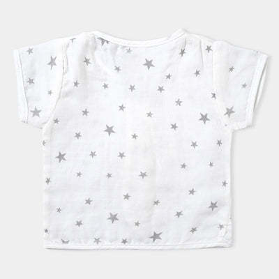 Pack Of 3 Infant Summer Shirt | 0-3Months