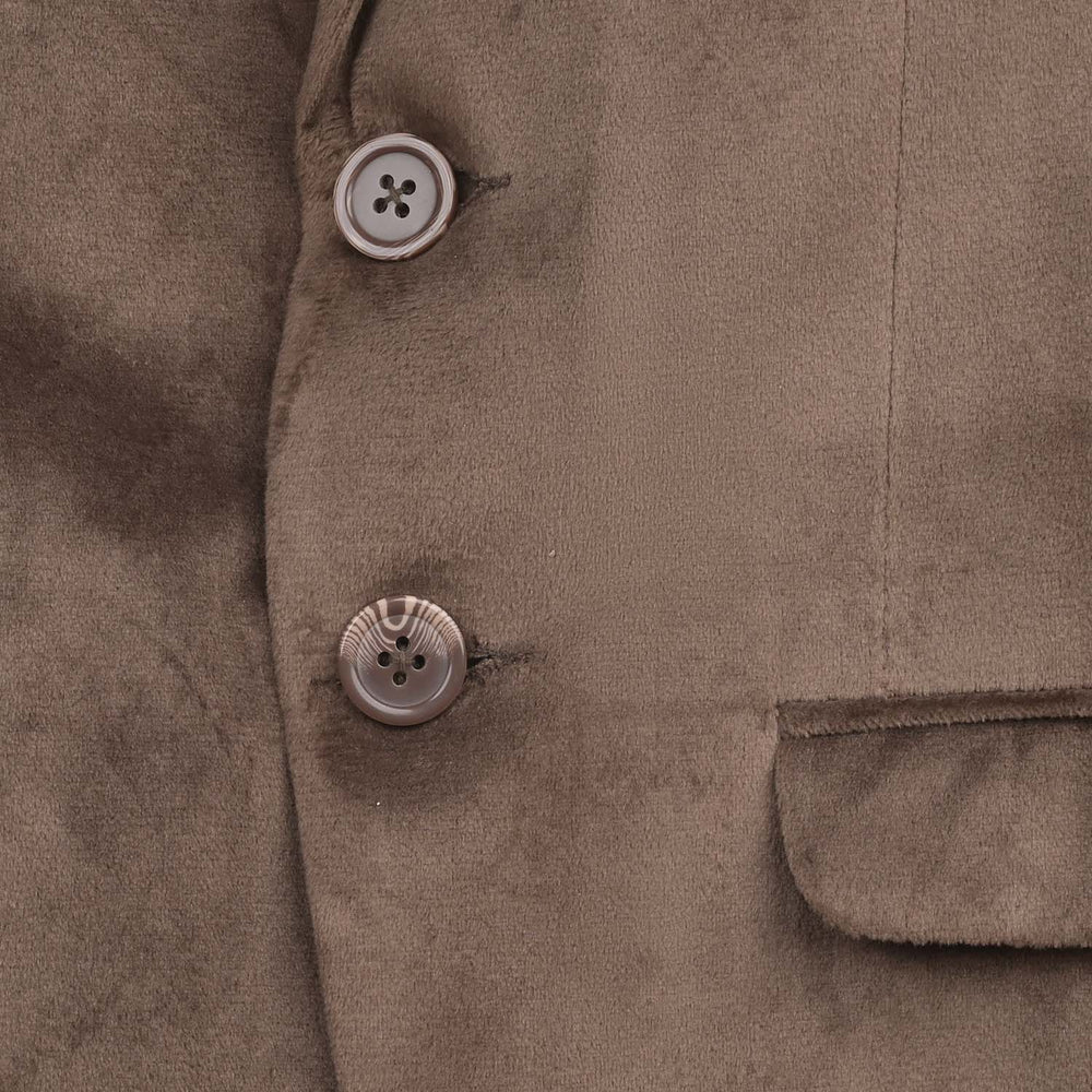 Boys Suede Blazer-Light BROWN