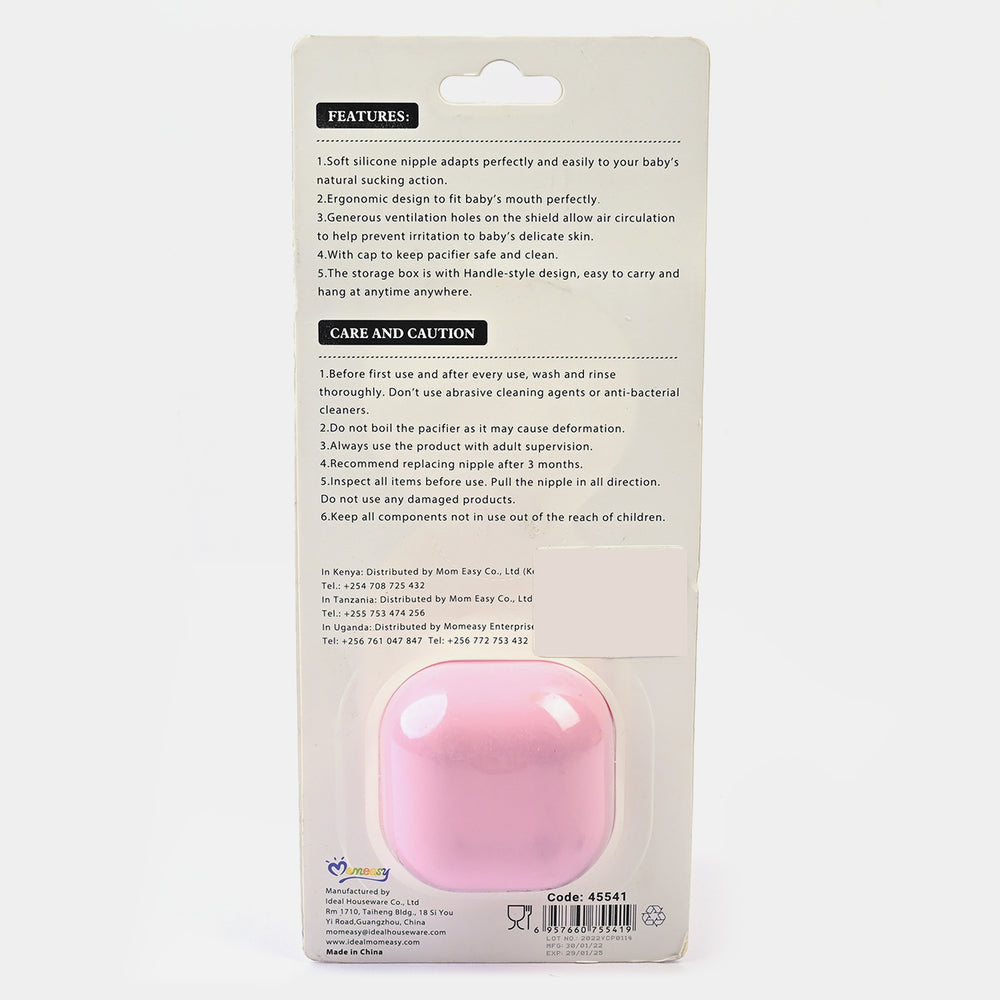 Momeasy Silicone Pacifier With Protective Cap