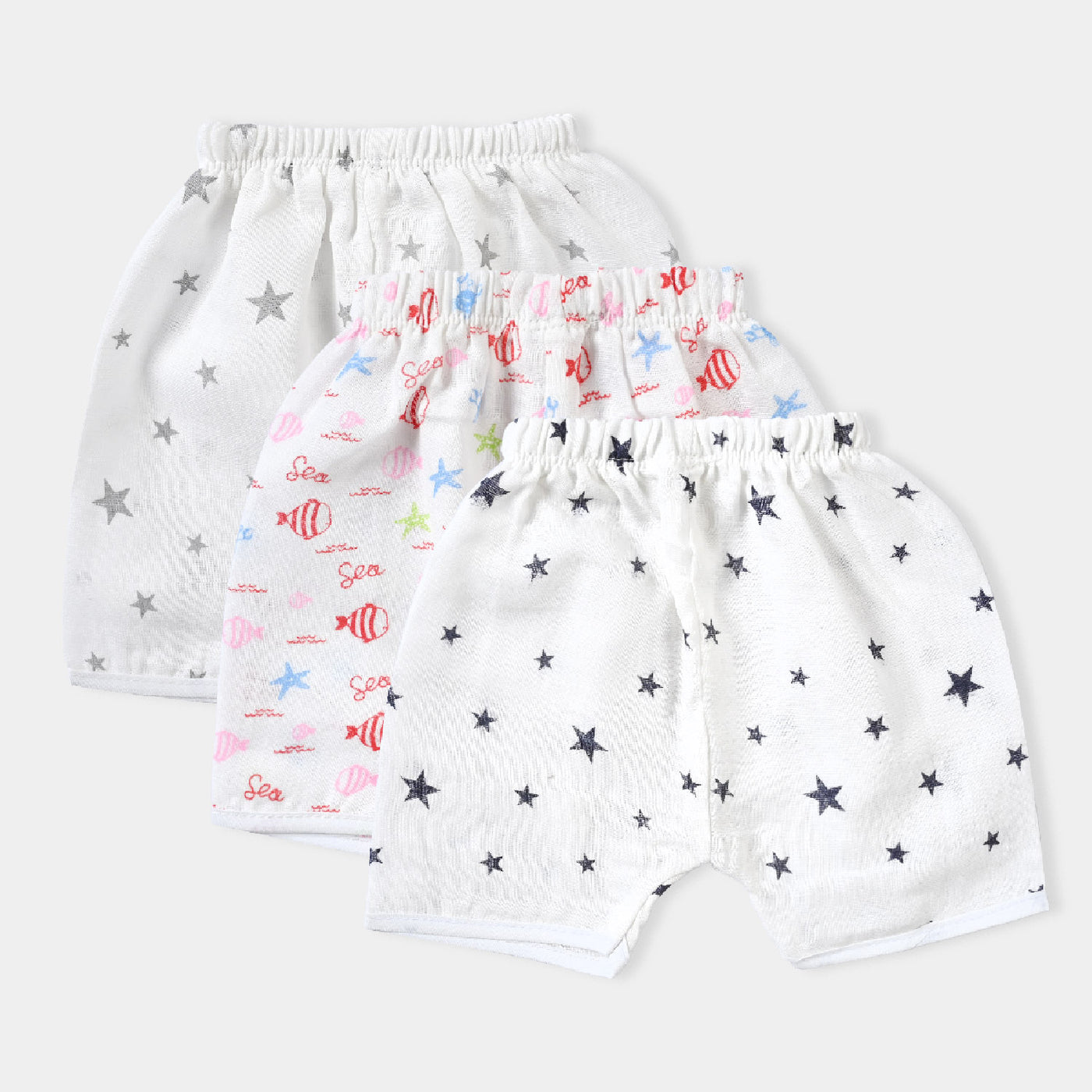 Pack Of 3 Infant Summer Panty | 3-6Months