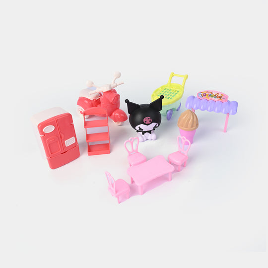 Trolly Case Kitty Set with Toys