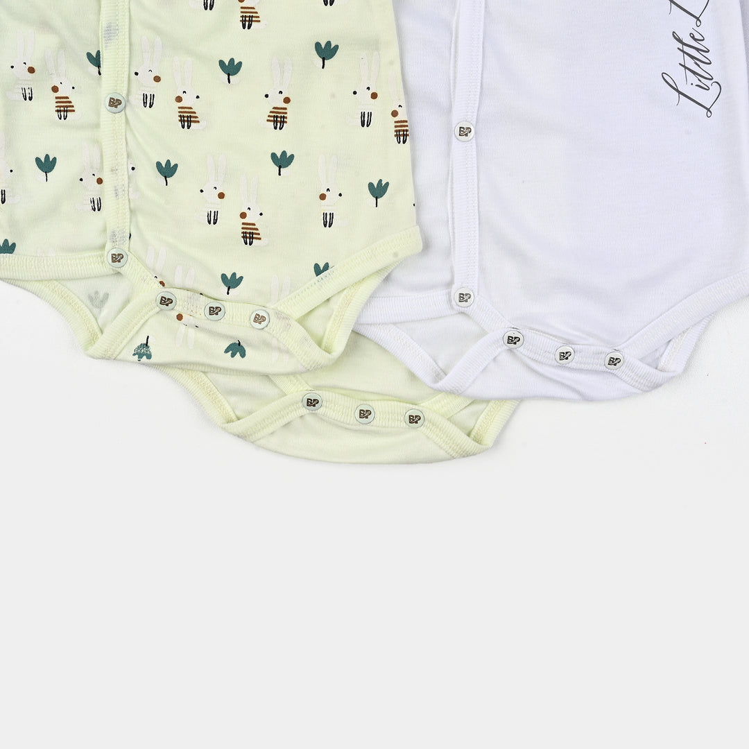 Infant Baby Cotton Cut Design Romper Set (Pack of 3)