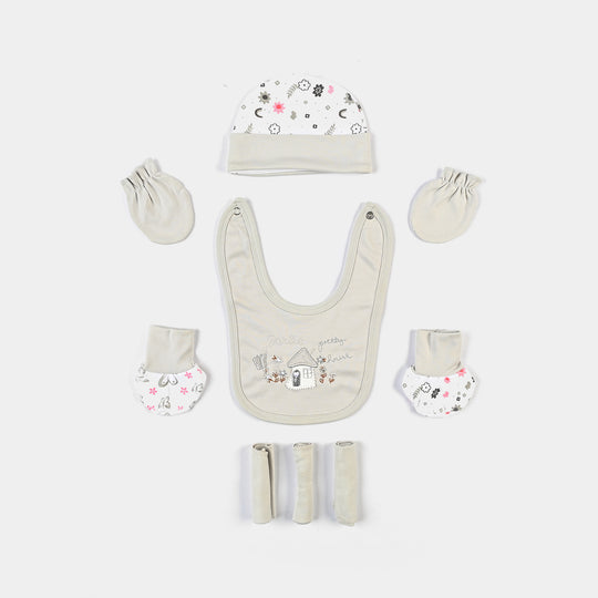 Baby Infant Starter Set 11 Pcs Flower-Grey