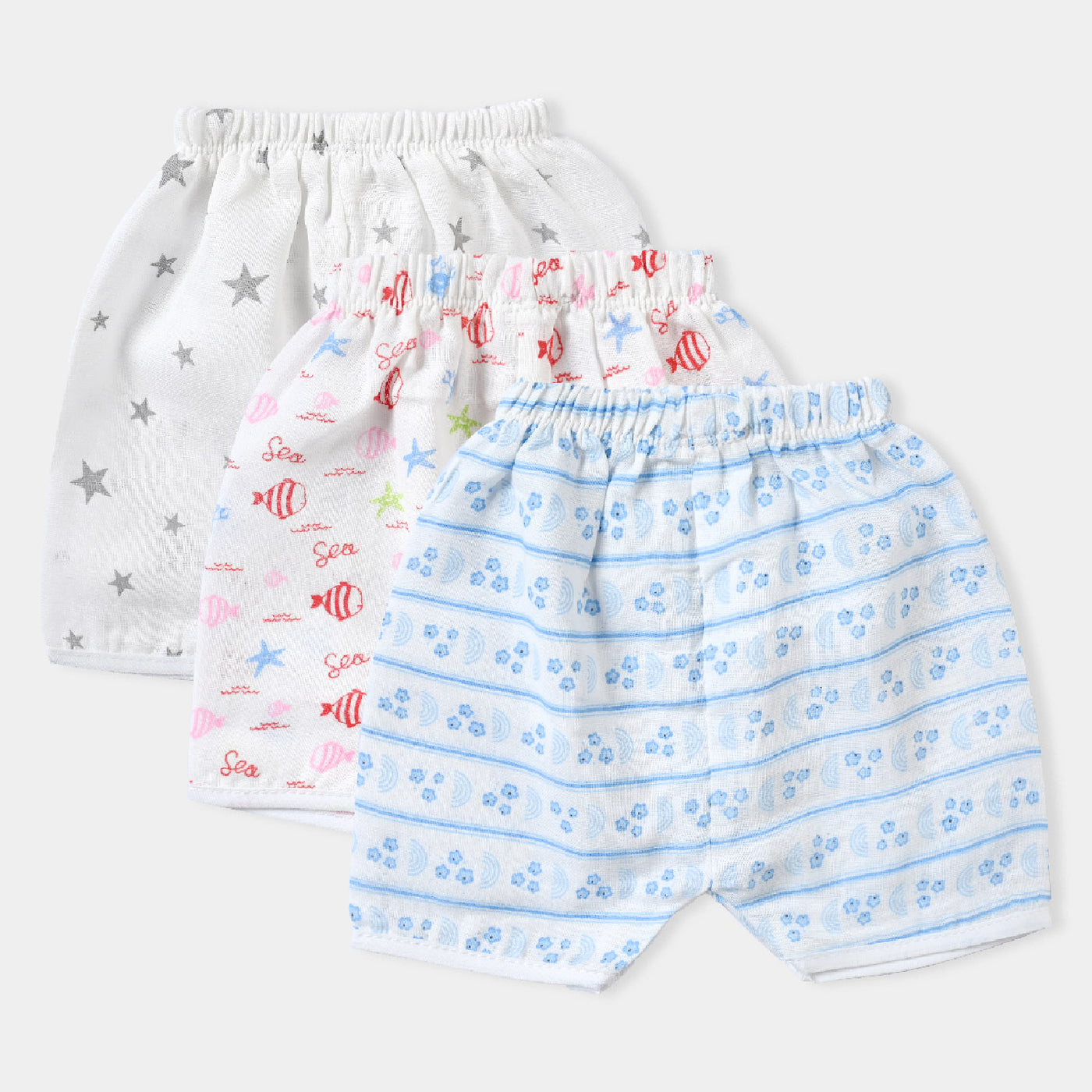 Pack Of 3 Infant Summer Panty | 3-6Months