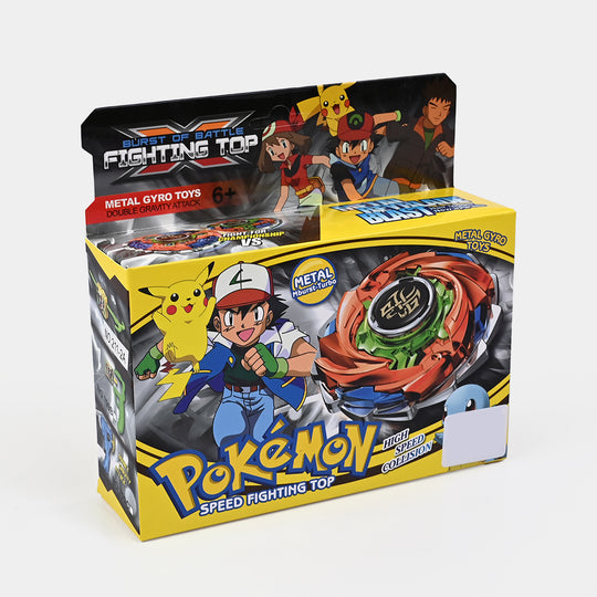 Alloy Gyro Spinning Top Battle Set