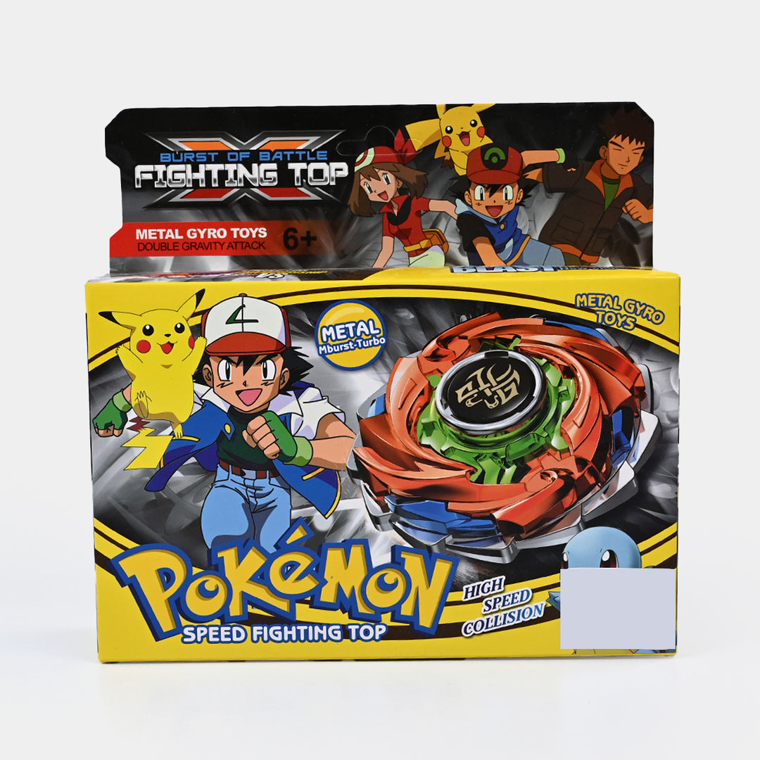 Alloy Gyro Spinning Top Battle Set