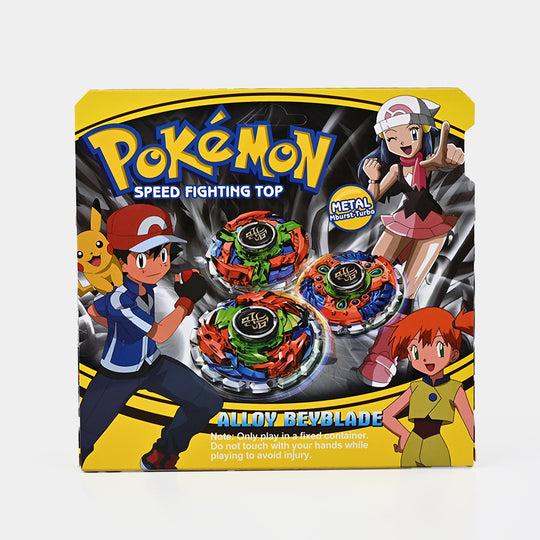 Alloy Gyro Spinning Top Battle Set