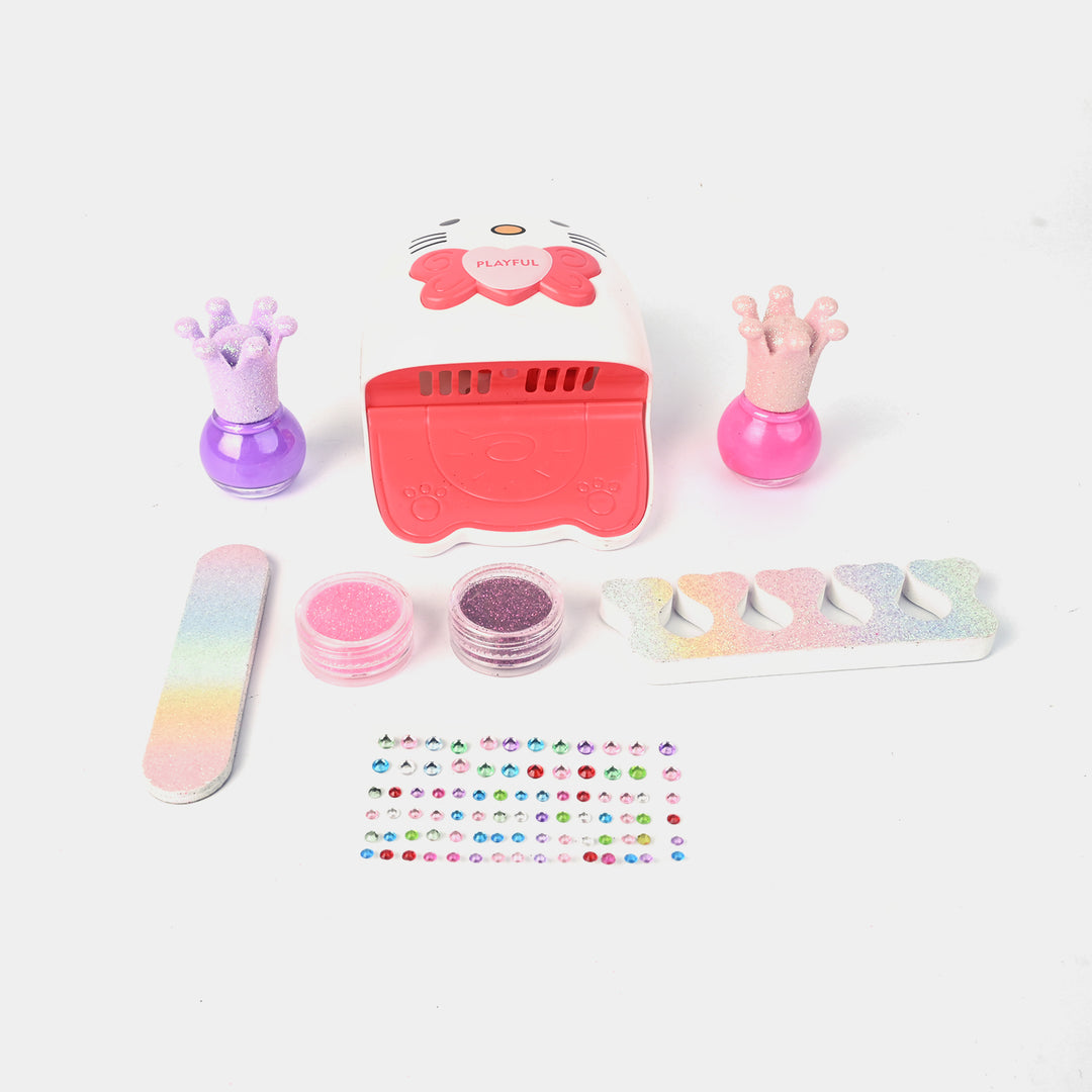 Nail Dryer & Nail Polish With Light & Sound