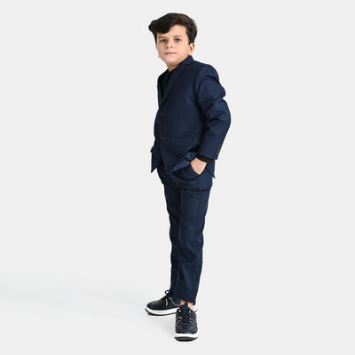 Boys Coat Pant 3PC Suit-Navy Blue