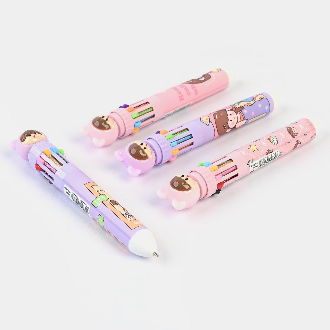 Multi Color Pack Of 4 Pen Bear For Kids