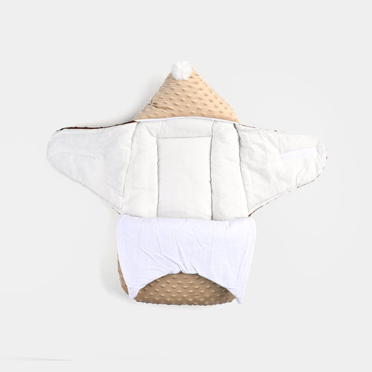 Hooded Baby Carry Nest Minky Dots