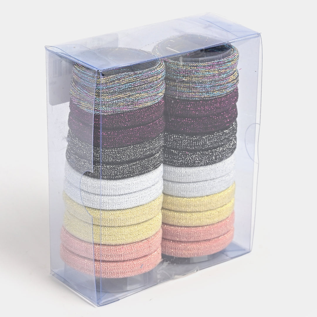 Girls Multicolor Hair Ties/Pony Set